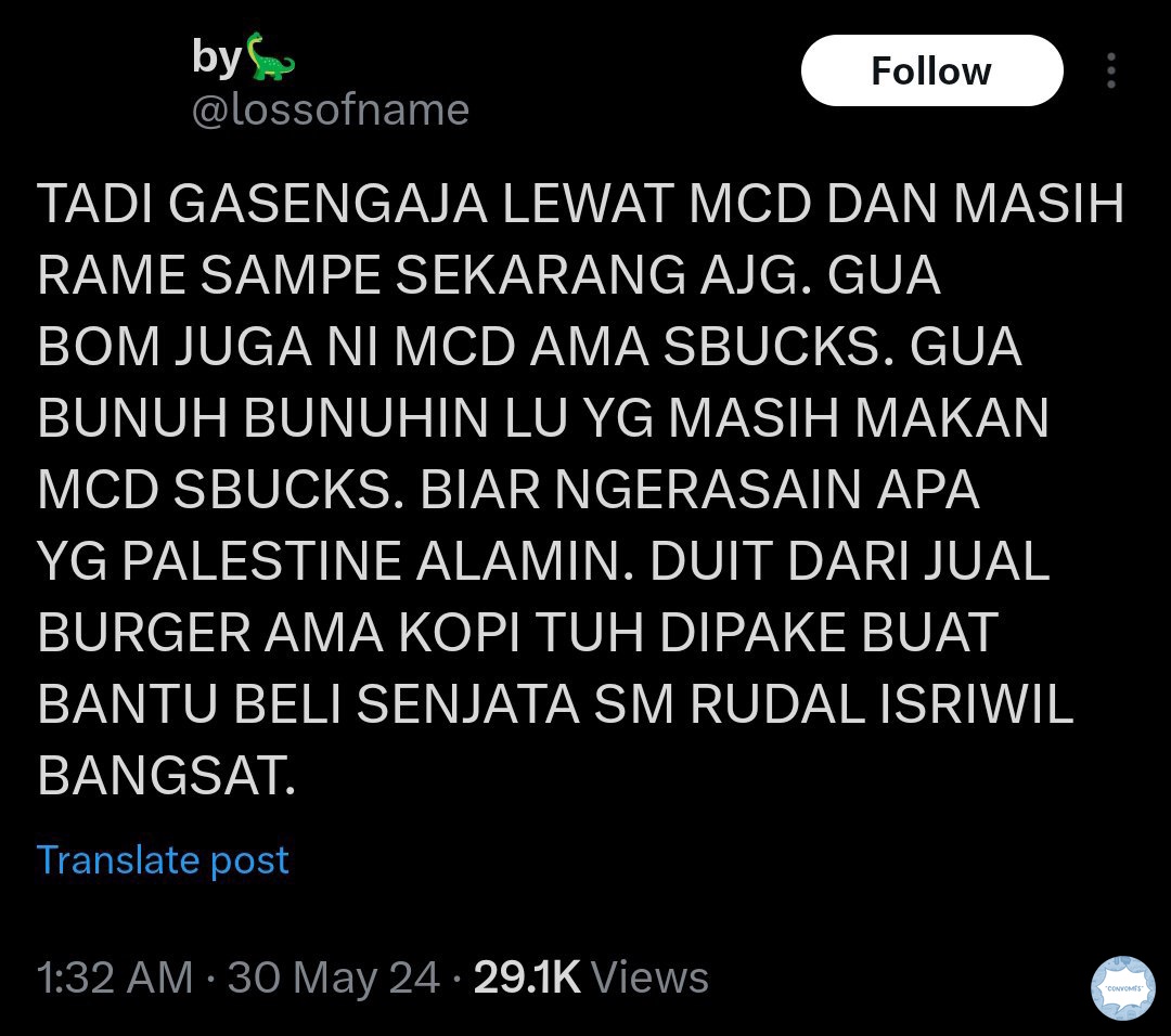convomfs's tweet photo. 💭 Lu boleh bela 🍉 sepuas lu, tapi kalo efeknya jadi kaya gini apa bedanya lu sama si isrhell https://t.co/qyA2y5r8qY