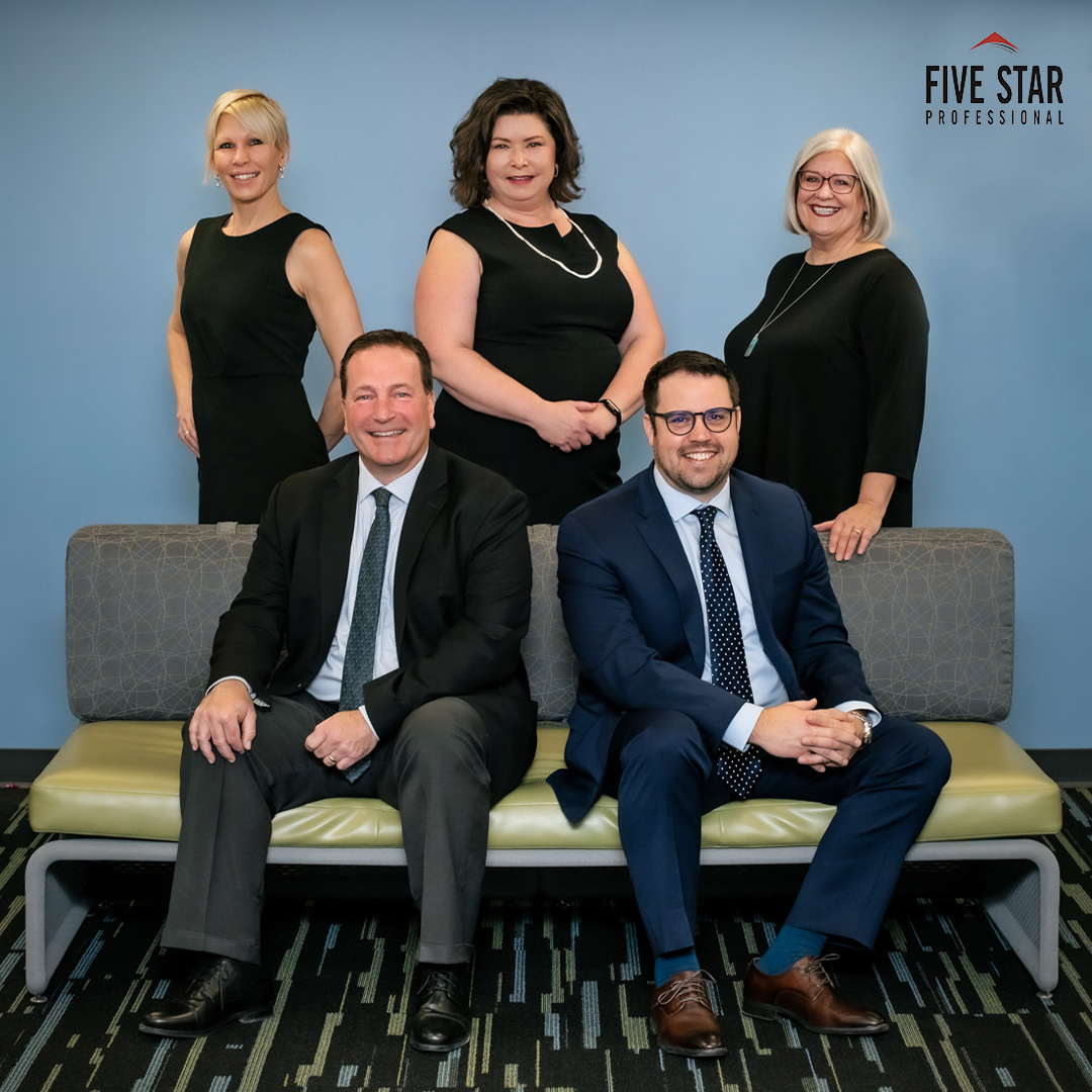 Let’s give it up for these five stellar mortgage pros! We're beyond proud to congratulate Mary Rose, Robin Tegel, Susan Liedel, Steve Luebke, and Nik Sendelbach for being awarded the Five Star Mortgage Professionals designation.

Member FDIC | Equal Housing Lender | EOE