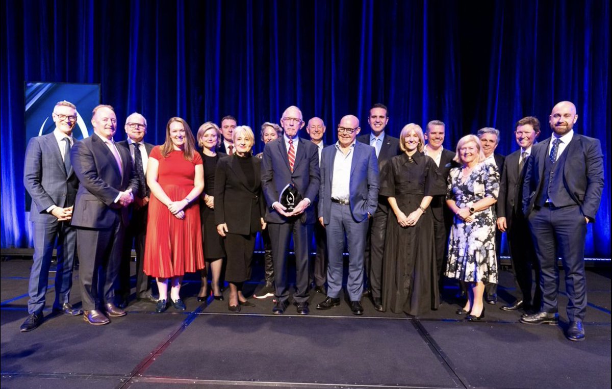 I'm thrilled to share that Jim Hazel, our Chairman at <a href="/precisiongroup/">Precision Group</a>, has been inducted into the Australian Property Hall of Fame by the <a href="/PropertyCouncil/">Property Council of Australia</a> ! This honor acknowledges Jim's tireless leadership and remarkable achievements in the property industry. #halloffame