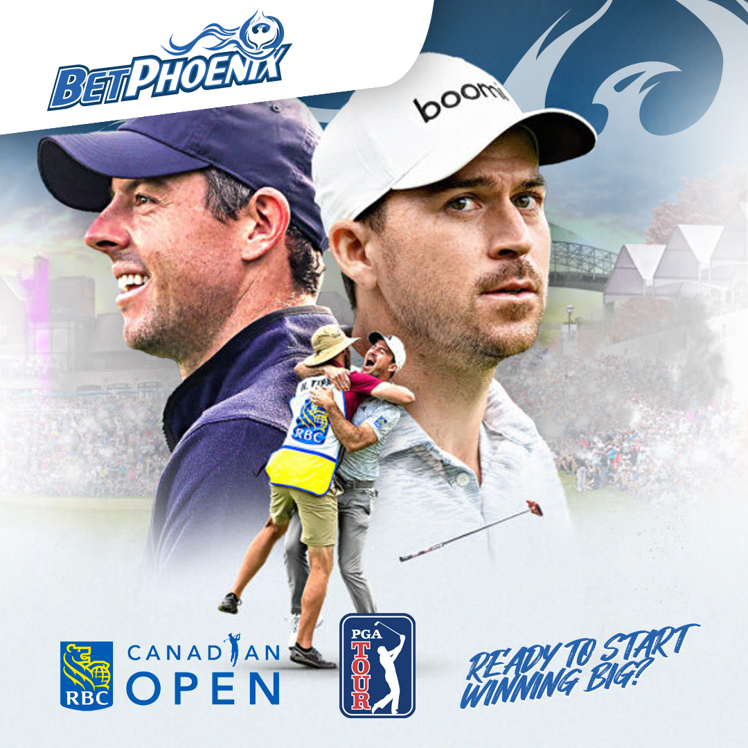 ⛳Get ready for the #PGA #CanadianOpen🇨🇦 💵Join #BetPhoenix & Get $100, Check📌 The #PGATour heads north for the #RBCCanadianOpen at Hamilton Golf & Country Club in Ontario with Rory McIlroy leading the GolfOdds! Share your #GolfPicks & get your #PGAGolf bets in!💥 #Golf