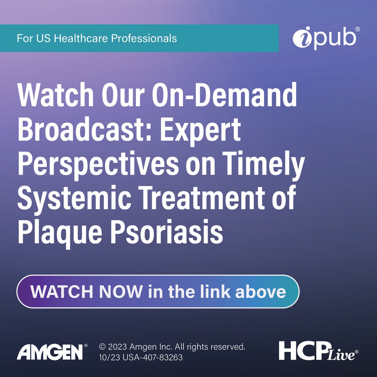 Discover how different manifestations of plaque psoriasis influence treatment choice, and discuss when it may be appropriate for certain patients to transition to systemics. Watch Now bit.ly/40j11a6