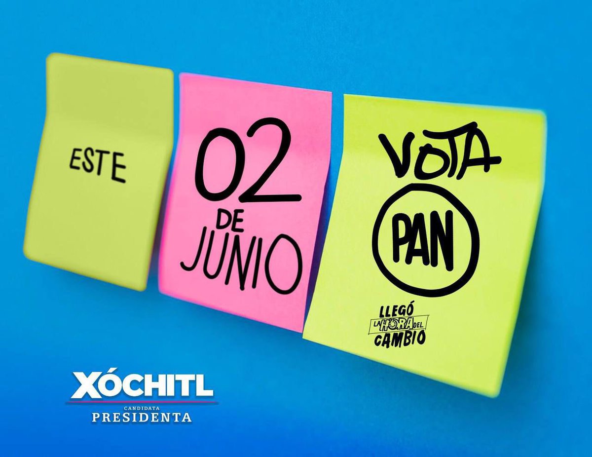 Recuerda 😊💙🗳️🍞 #VotaPAN