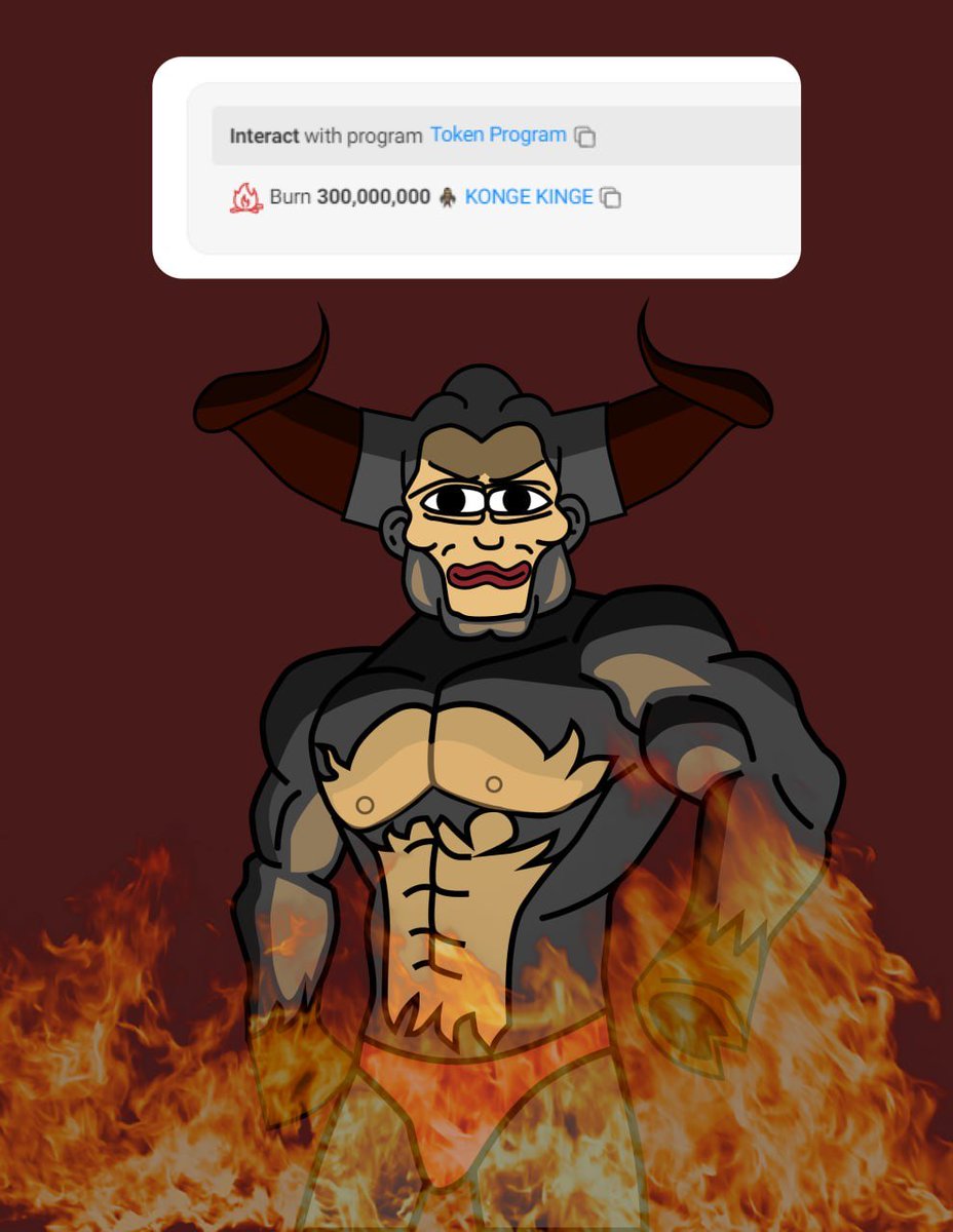 $KONGE 

SECOND DEV BURNT

SOL: solscan.io/tx/43JttLnMVJq…