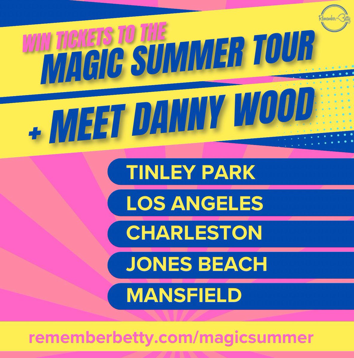 Are you looking for a little extra magic this summer? Our boy @dannywood has some tricks up his sleeve! He wants to welcome you to Magic Summer Tour 2024 with the opportunity to win tickets AND the chance to meet him before the show.     This stupendous opportunity is available