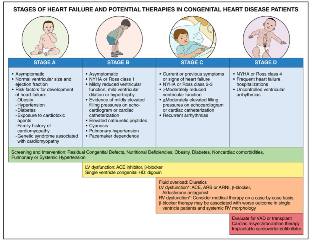 @CircAHA Evaluation & Management of Chronic #HeartFailure in Children & Adolescents With #CongenitalHeartDisease: A Scientific Statement From the American Heart Association 🫀Definition 🫀Staging 🫀Assessment 🫀Management 🫀Follow-up ahajournals.org/doi/10.1161/CI… #CHD #ACHD