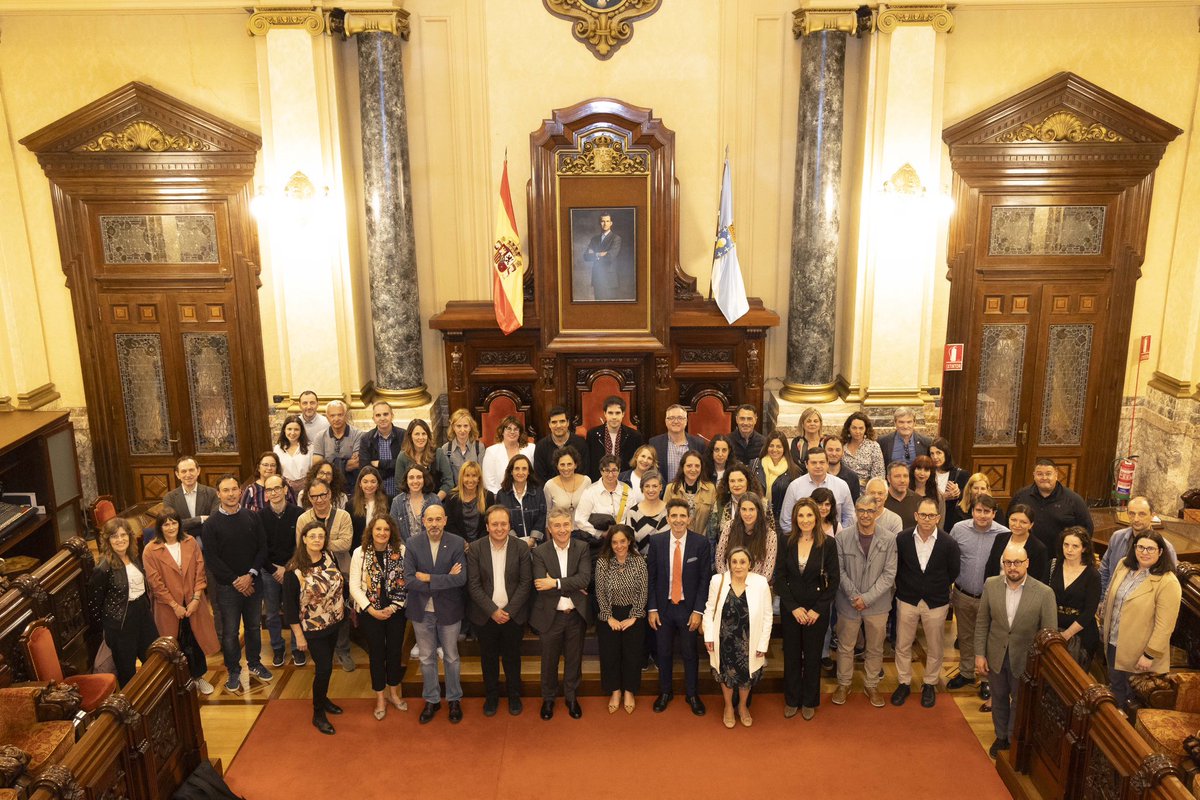 A alcaldesa, Inés Rey, presidiu a recepción oficial ás persoas participantes nas Xornadas Técnicas da RedOTRI

O encontro reunirá a 150 profesionais de 60 universidades españolas para formarse en transferencia de información