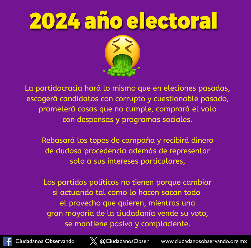 Nada cambia con los vicios de la partidocracia.