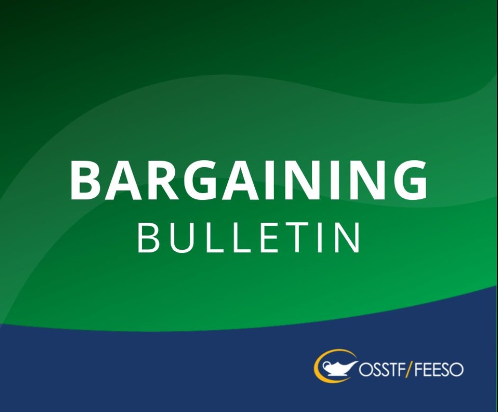 📣 Attention #OSSTF Members: Check your emails for an important update on the arbitration decision for the teacher/occasional teacher 2022-2026 central agreement!