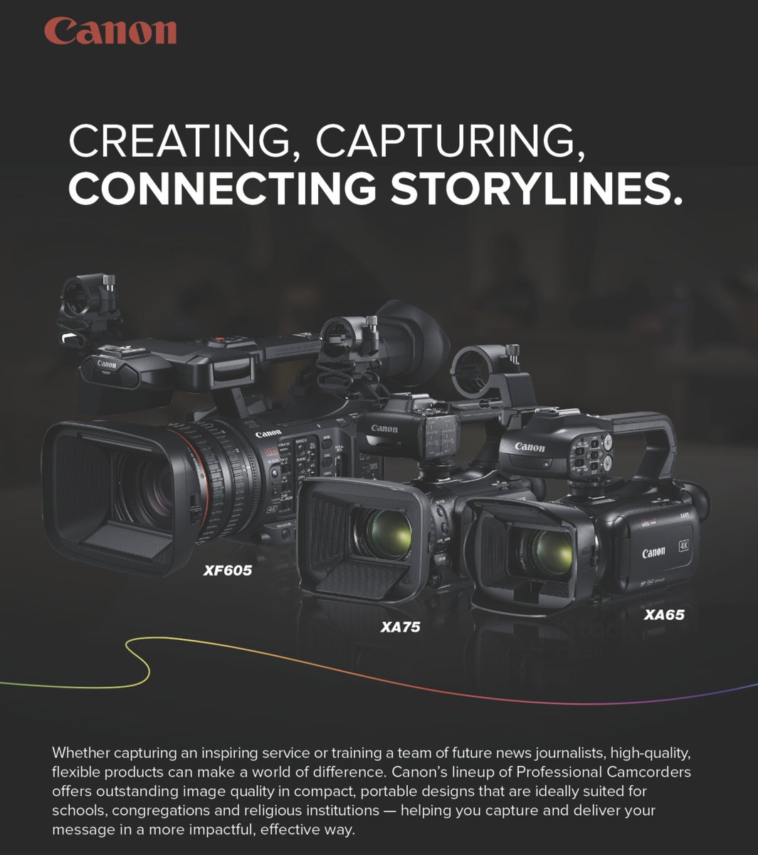 Ideal for video journalists, content creators, sports broadcast and documentary filmmakers the <a href="/CanonUSA/">CanonUSA</a> line of professional camcorders offers you a powerful and portable camera solution without sacrificing image quality. IR Savings of up to $400!