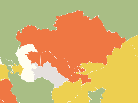 Согласно данным efcet.org наша страна находится на 90 месте по знанию английского языка. После нас идет Узбекистан  93 место, Казахстан 104 место,  и Таджикситан 114 место.