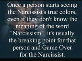 Not always... Many stick around.. best is to get out. 💯💯💯👇👇👇
#narcissist #StayAlert 
👀👀👀😳☣️👇👇