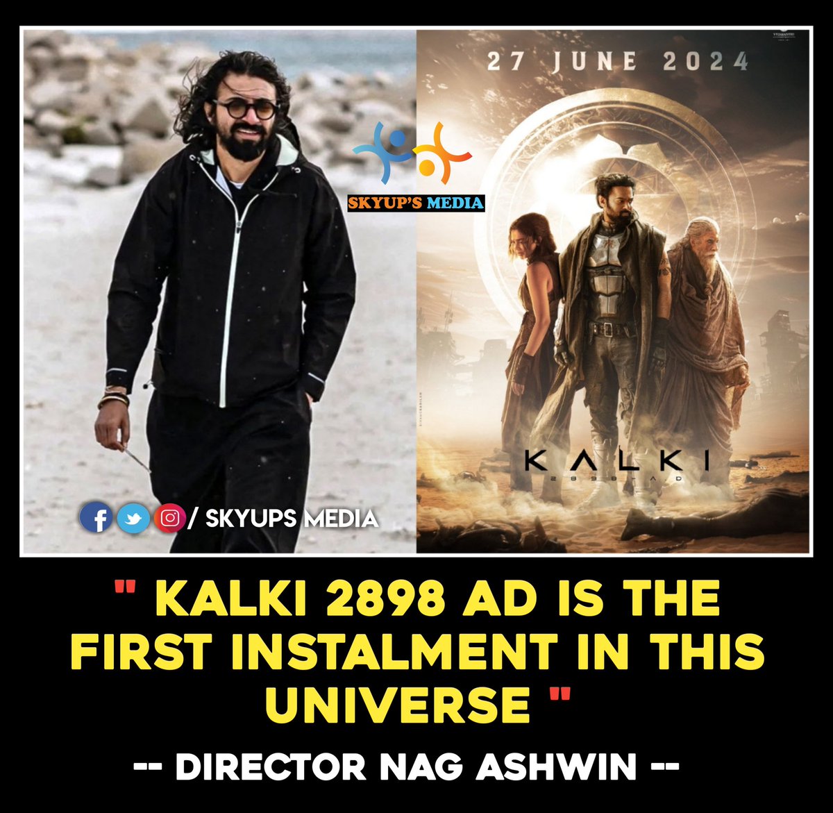 #NagAshwin about #Kalki2898AD universe 🔥🔥🔥

#Prabhas