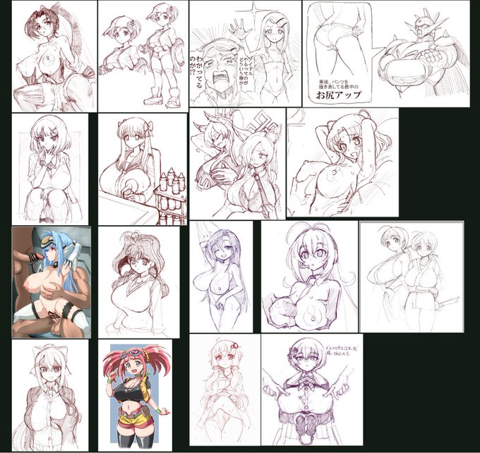 #今月描いた絵を晒そう 