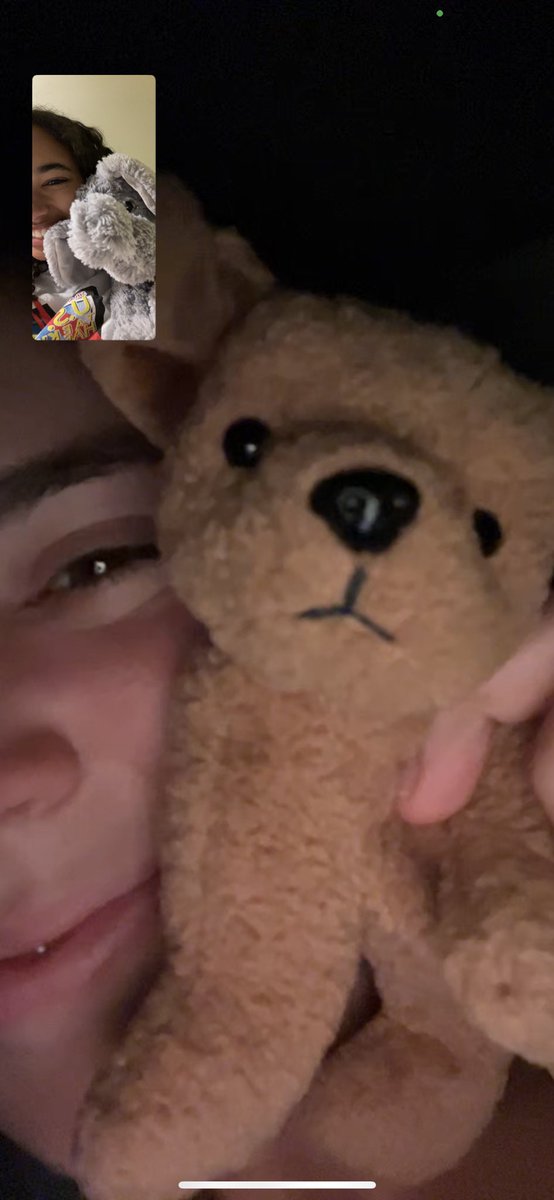 us on our nightly bedtime facetime check-ins BAHAHAAA @BaileeMadison