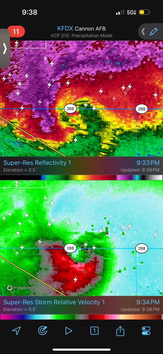 Probably the scariest supercell I’ve ever seen just from a looks perspective