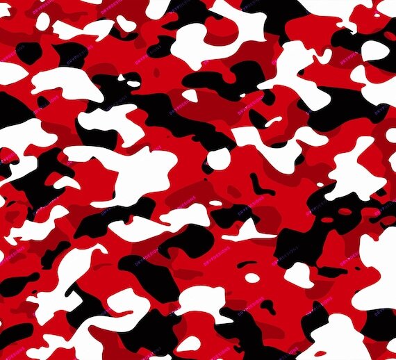 💧Red Camo Seamless Background Pattern - Vibrant Red Camouflage SVG + PNG Digital Paper Download Files by drypdesigns💧ift.tt/ZxpcBCF #drypdesigns #digitaldownload #digitalart #graphicdesign #PNG