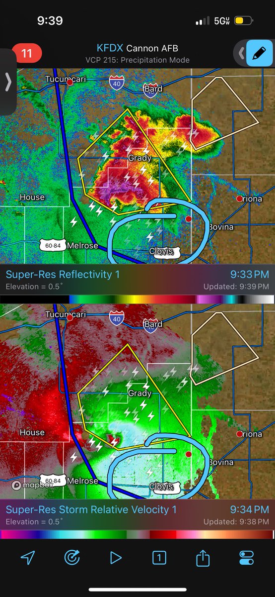 CLOVIS SUMMER CAMP BACK IN BUSINESS BABY #wxtwitter #tornado