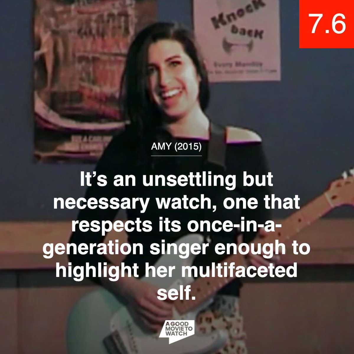 Skip the biopic and opt for the documentary AMY instead, streaming on @StreamOnMax agoodmovietowatch.com/amy-2015/