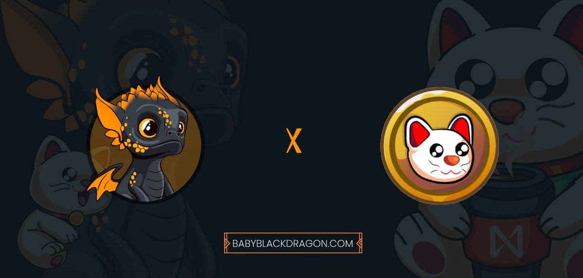 BABYBLACKDRAGON GIVEAWAY 🎁 In collaboration with the latest NFT launch on @NEARProtocol by @babyisnear, we're giving away one Baby Dragon NFT to someone who reacts to this post 🖼️ Follow @nekotoken_xyz & @babyisnear Comment with your wallet id and tag 3 friends 🧑‍🤝‍🧑 Get ready