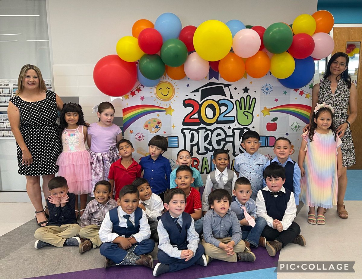 My little Jackrabbits ready for their Pre-k 4 End of Year Awards Ceremony! Super proud of all their achievements and accomplishments this school year. Proud Pre-k 4 teacher! 😃🐰🎉💙💛