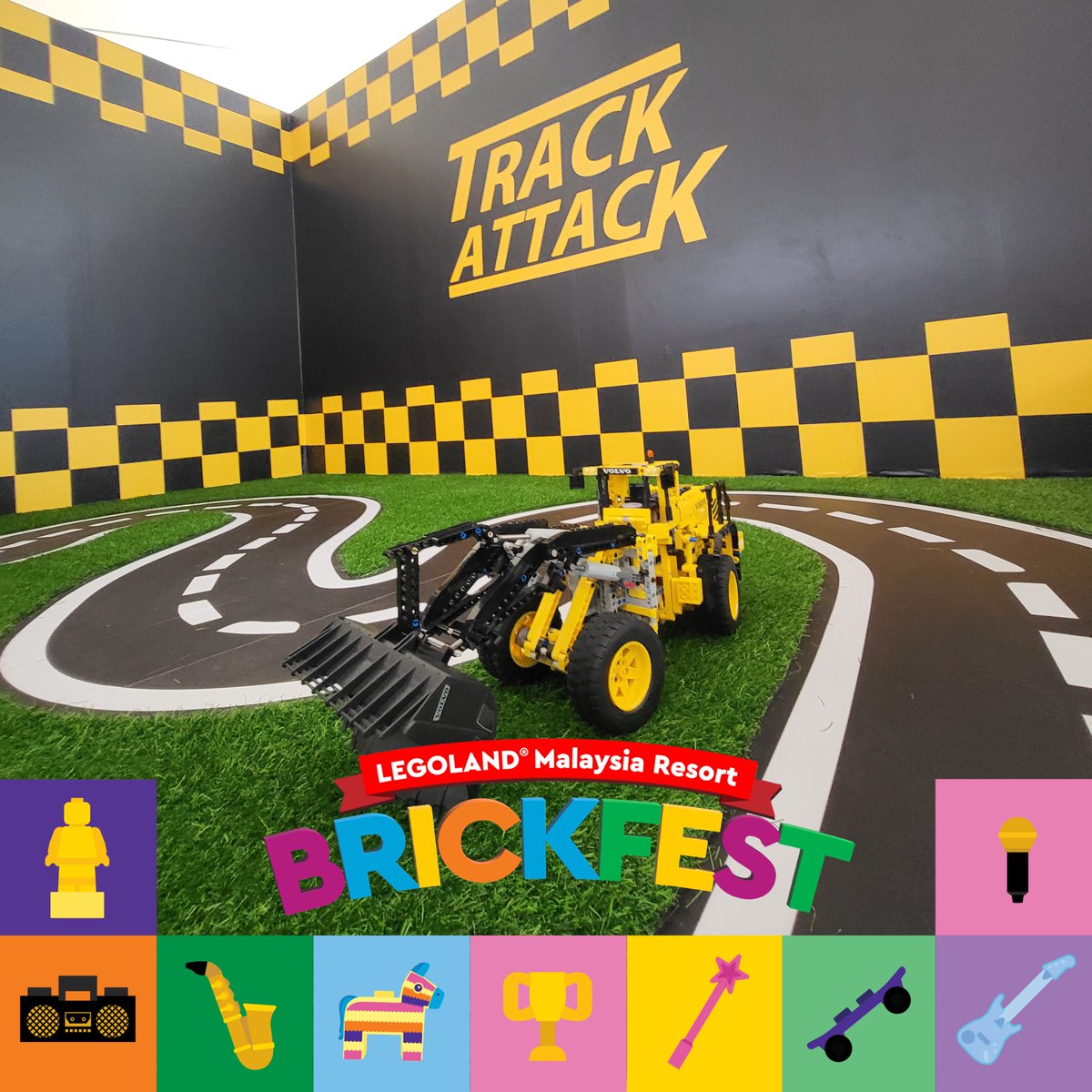 LEGOLAND_MY's tweet image. Get along with us for an awesomeness BRICKFEST in LEGOLAND Malaysia Resort! Let's get your creativity bloom: 
📍BRICKFEST Playground
📍Fun With Craft
📍Racer's Workshop
📍Minifigure Trading 
and many more!
Explore: legoland.com.my/explore/shows-…  
#BRICKFEST #LLMR #SchoolHoliday