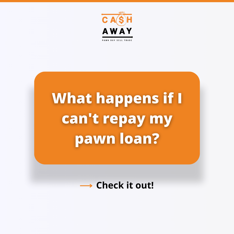 🤔 If you're unable to repay your pawn loan within the agreed-upon period, the pawnshop typically has the right to sell the pawned item to recover the loan amount. 

#Cashaway #PawnLoans #TattooSupplies #InstantCash #NoCreditCheck #BestValue #QualityGoods #Jewellery