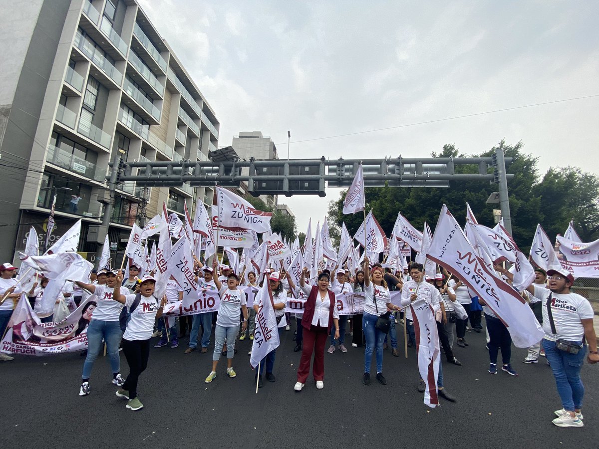 CandidataMZC22's tweet photo. Estamos del lado correcto de la historia 🇲🇽♥️

Con tu voto este domingo 2 de junio, seguiremos haciendo historia y le daremos continuidad al proyecto de nación que es Morena, junto a la Dra. @Claudiashein , @ClaraBrugadaM , @ALEIDAALAVEZ , @mariselazuiga1 y @OHarfuch ✅🗳️✨ https://t.co/rlaASPN2nX