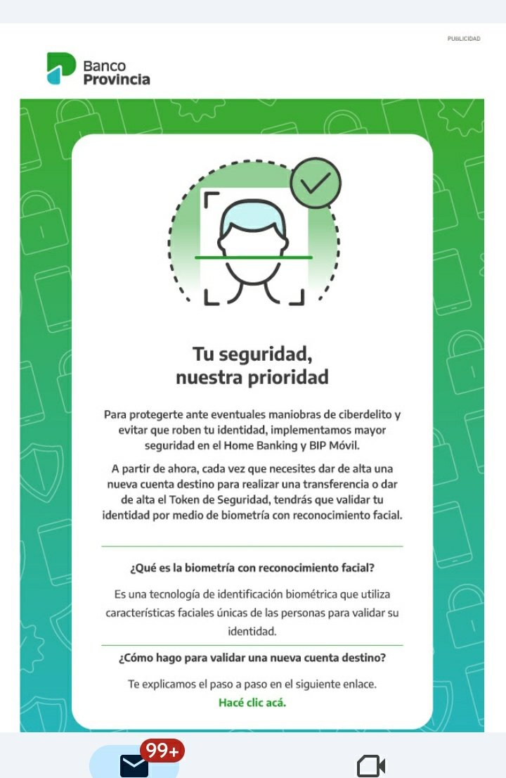 Están locos los del banco provincia @bancoprovincia Los datos biométricos son míos.