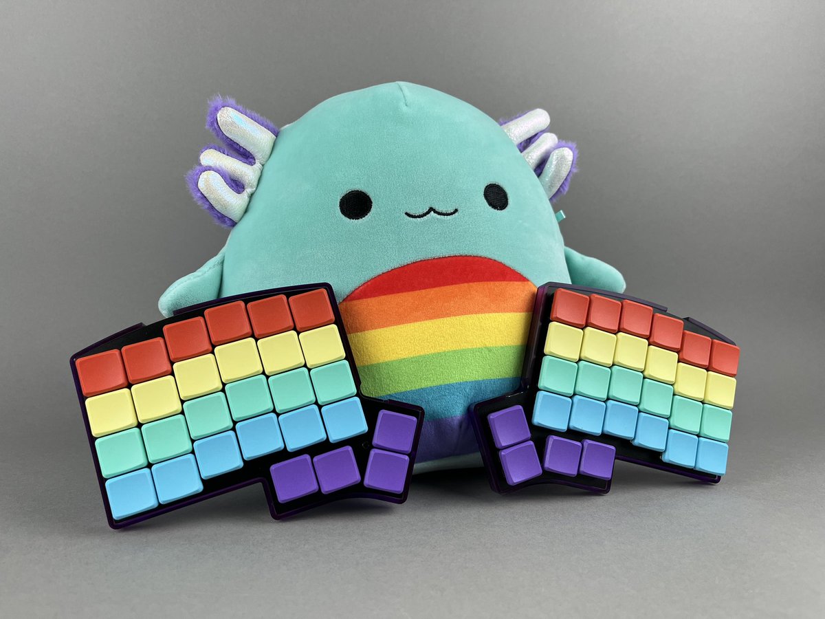 Iris CE going up for sale May 30 at 12PM EDT!….Axolotl Squishmallow not included… keeb.io/collections/ir…