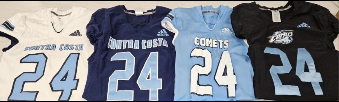 Still looking for all class of 2024s, Summer ball starts in less than 2 weeks now ! Come join us at Contra Costa College 

We Need: DL/OL/DBs/LBs/Receivers/RBs & ATHs

Rebuilding Brick By Brick 💯