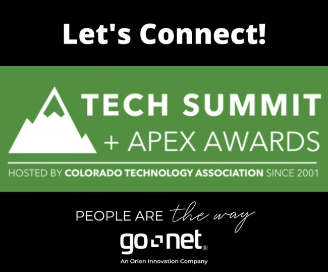 GoNetOrionUSA's tweet image. Are you attending Colorado Technology Association's Tech Summit today? We'd love to connect and chat a little tech with you! Our US Commercial Director Sterling Engelhard is happy to connect!