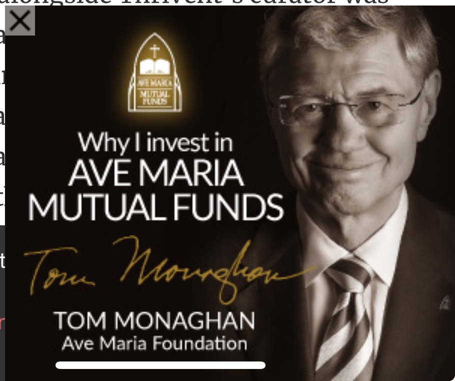 CATHOLIC MUTUAL FUNDS? THEY HAVE THEIR HANDS IN EVERYTHING