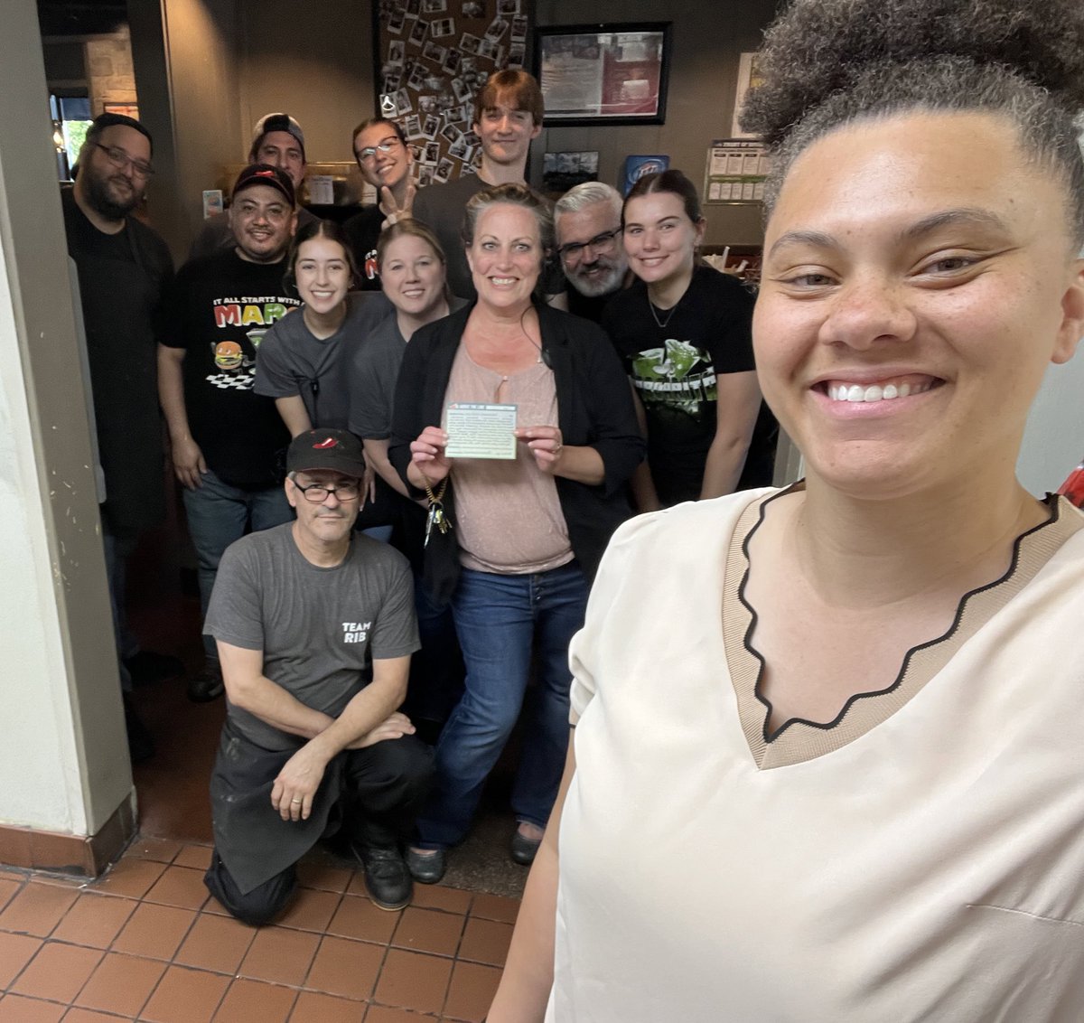 Great way to close out P11! A day of much earned recognition for our safety captain, ATC and leading GWAP GMP!💪🏽 These ladies keeps the Kouzmanoff area rollin’! #chilislove