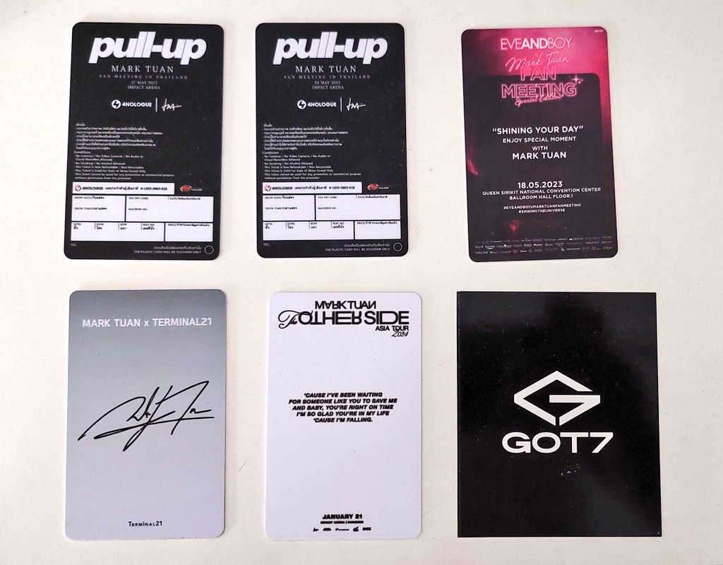 ใบละ 250 บัตรคอน มีต มาร์ต้วน #MarkTuan #มาร์คต้วน #ตลาดนัดอากาเซ่got7 #ตลาดนัดอากาเซ #ตลาดนัดgot7 #ตลาดนัดอากาเซ่ #ขายการ์ดgot7 #การ์ดgot7 #ตลาดนัดกัซเซบึน #ขายของสะสมgot7 #ตลาดนัดกัซ #ขายของสะสมกัซ #marktuan