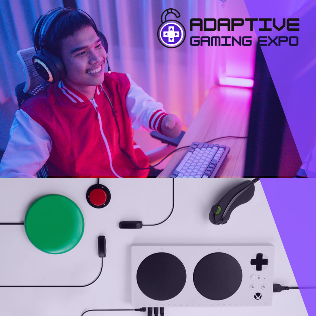 Free event in Middleton, WI. The Adaptive Gaming Expo a new video gaming event empowering gamers of all abilities and showcasing the latest adaptive gaming tech. June 7th!
👉 abilitymagazine.com/adaptive-gamin…

#Inclusión #DisabilityAwareness #abilityjobs #abilityE