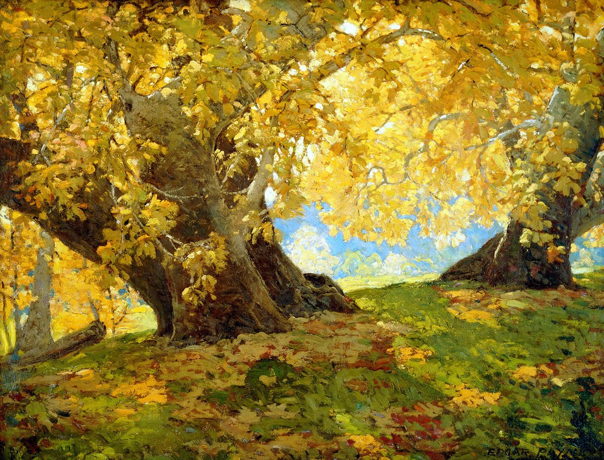 Edgar Alwin Payne
Sycamore in Autumn, Orange County Park
 c. 1917