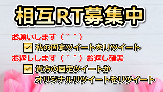 🍀💝固定RT募集中（相互）💝🍀

🙇お願い🙇
✅私の❤️固定ツイート❤️をリツイート

🍀お返し（確実）🍀
✅貴方の固定ツイートをリツイート
     もしくは、オリジナルツイートを
     リツイート

#固定リツイート 12205