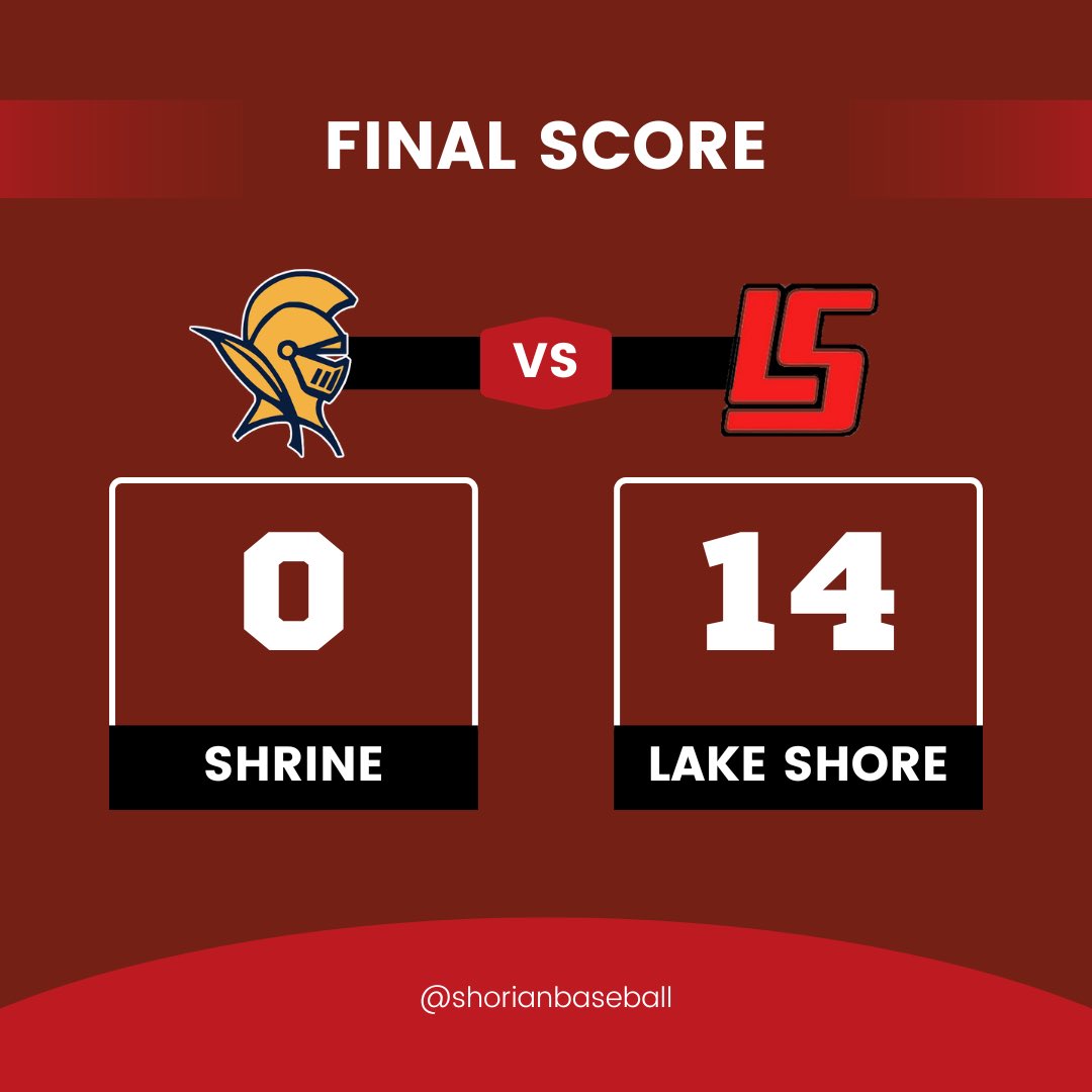 Shorian Victory‼️

Ending the last regular season game of the year with a W. Great job offensively and defensively. Next game is districts against GPN.

Jack Pierce | 2IP | 0H | 5Ks
<a href="/_aidanbennett_/">Aidan Bennett</a> | 2-4 | 2H | 1RBI
<a href="/drewmaisonn/">andrew maison</a> | 1-1 | H | 1RBI
