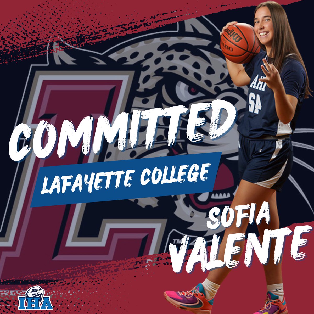 IHA Girls Basketball (@ihabasketball_) on Twitter photo Congratulations to our very own Sofia Valente on her committed to <a href="/LafayetteWBB/">Lafayette WBB</a> ‼️ We are so proud and excited to watch you compete at the next level🏀💙 #Committed
#IHABasketball // #attheheart Congratulations to our very own Sofia Valente on her committed to <a href="/LafayetteWBB/">Lafayette WBB</a> ‼️ We are so proud and excited to watch you compete at the next level🏀💙 #Committed
#IHABasketball // #attheheart