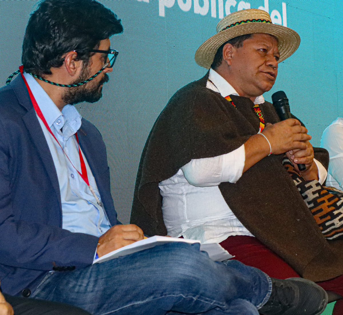 En Villa de Leyva, Boyacá, hoy participamos en el II CONGRESO AGRARIO: HACIA LA CONSTRUCCIÓN DE LA POLÍTICA PÚBLICA DEL CAMPESINADO, donde conversamos sobre los derechos del campesinado en Colombia 🇨🇴 “Vamos a reconstruir nuestra historia para restituir el territorio”