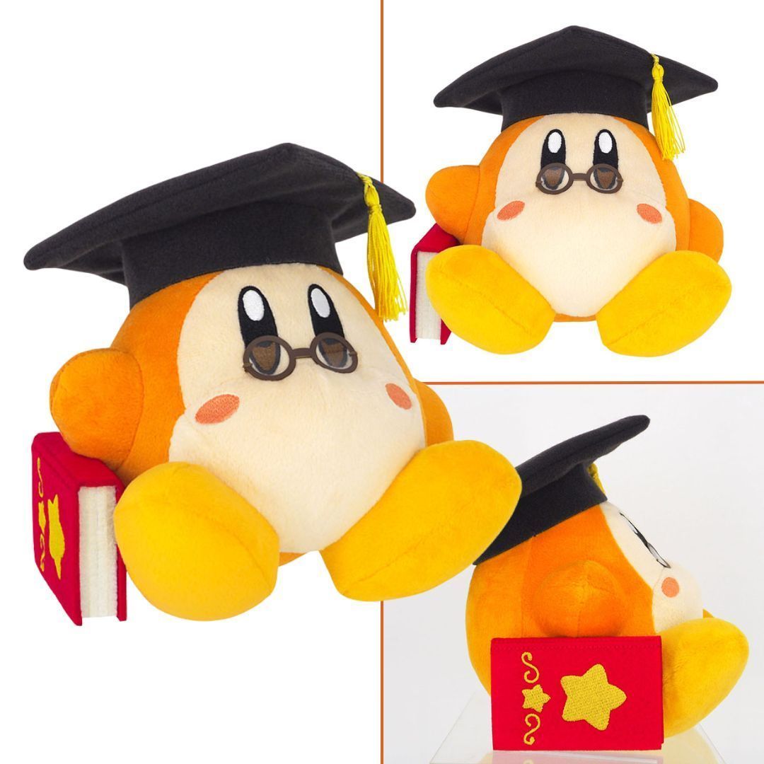 Kirby ALL STAR COLLECTION - Wise Waddle Dee Plush 🎓🧡 Limited Quantity! 🛑buff.ly/4aEPzck #Kirby #WaddleDee