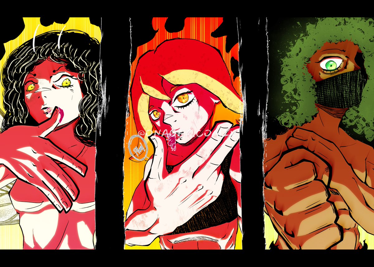OnagerComix's tweet photo. I slid a JJK reference into the recent chapter of "Some Pahellish Shorts" that I posted. There's more to come in the next chapter since I'm having too much fun with them.
#jujutsukaisen #jjk #originalcharacters https://t.co/cWQ5OTHYHI