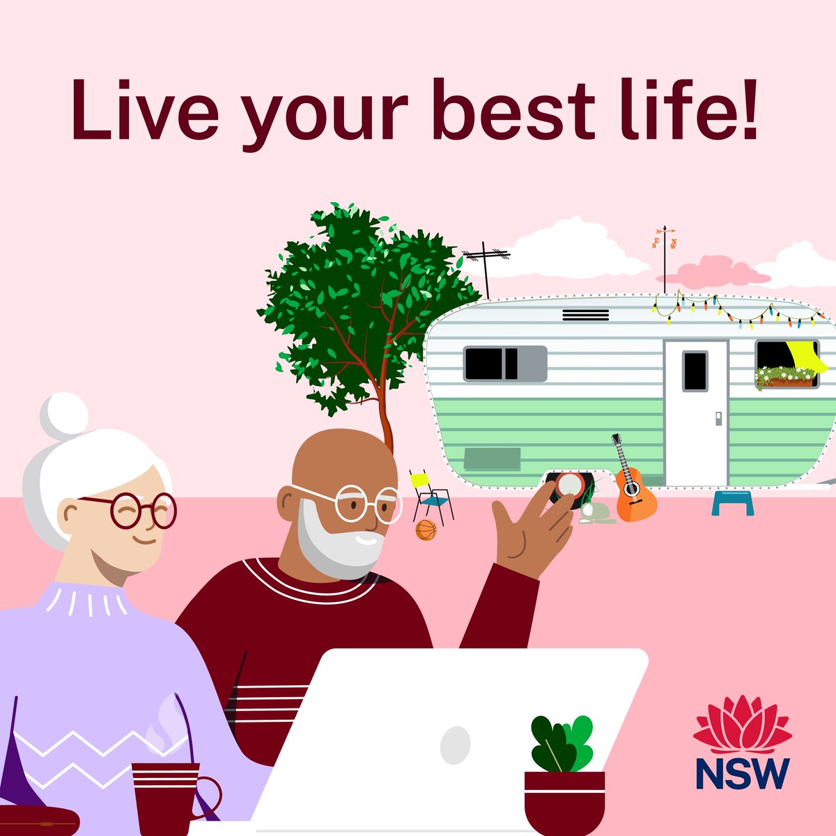 Getting a flu vaccine is quick, easy and free for people aged 65 and over so you can keep doing the things you love this winter - like travelling! Book your flu vaccine today at your doctor or local pharmacy: healthdirect.gov.au/nswfluvaccine
