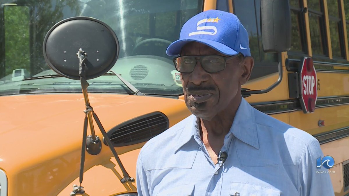 WAVY_News's tweet photo. After 70 straight years of driving the bus for Suffolk Public Schools, Ulysses Whitfield is finally retiring at the age of 85. Since the mid-1980s, he only took two half-days off, and no full days off since then.

https://t.co/q0JRgLqL9H https://t.co/7IMEHhIyN1