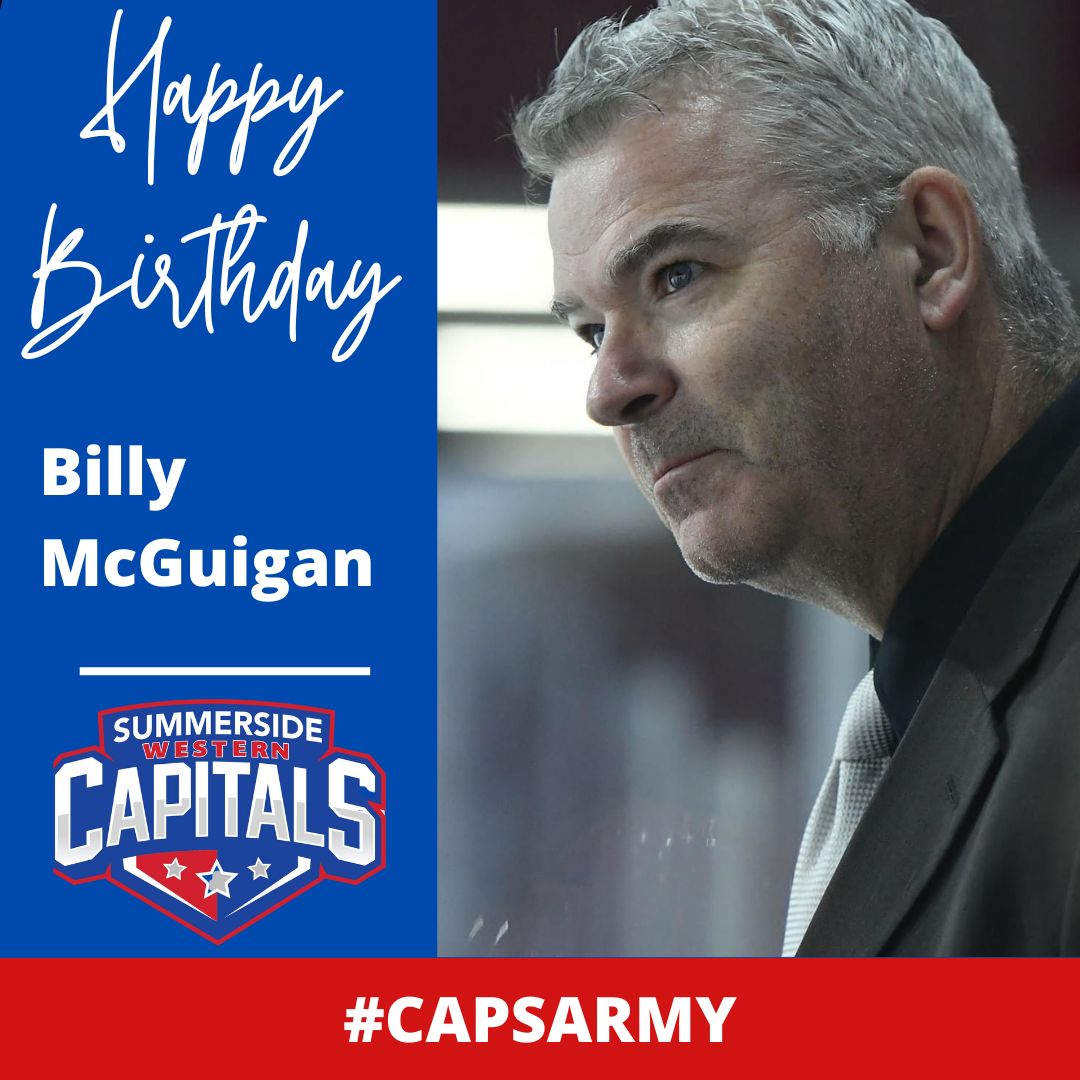 Wishing our bench boss Billy McGuigan a very happy birthday today! Have a great day coach! #CapsArmy