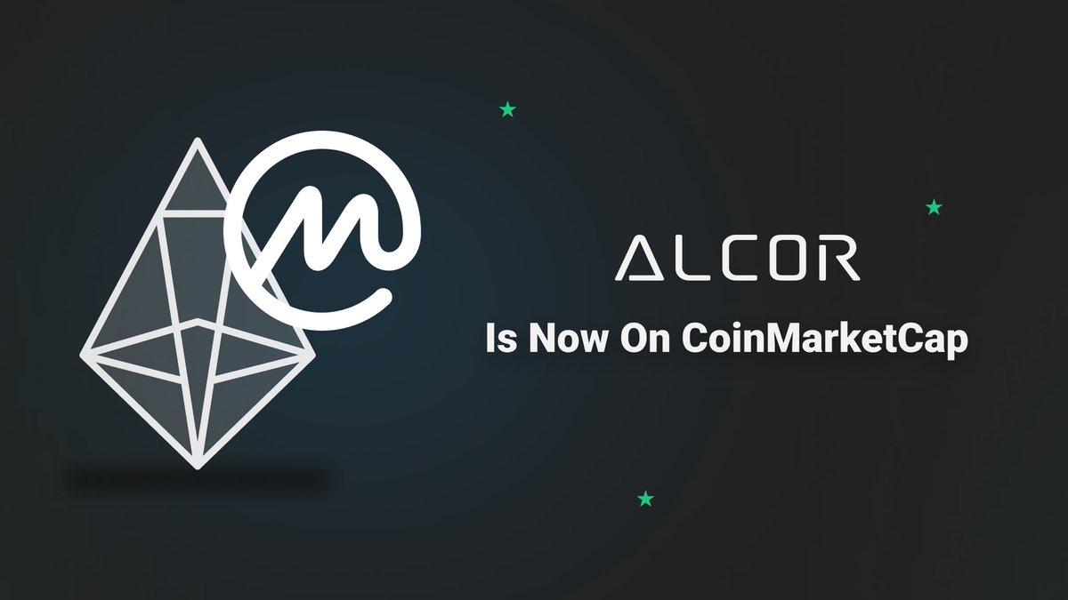 Alcor DEX is now officially listed on @CoinMarketCap ! 🌐 Track our performance, trading volumes, and market insights all in one place. Stay updated, Alcor Summer is starting!