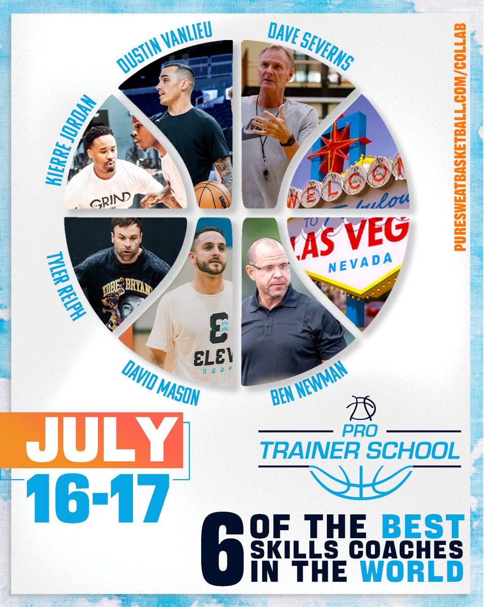 Our line-up for Pro Trainer School is set for this July! Join us in Las Vegas and learn from some of the world best basketball development and mental toughness coaches on the planet! 📆 July 16-17 📍 Las Vegas 🎟️ hubs.li/Q02yFtsX0