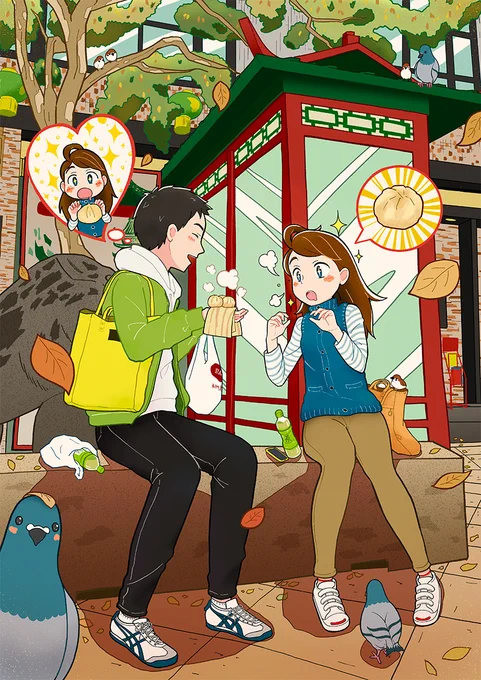 元々このシリーズは神戸の街を舞台にして描いていたんだけど、どんどん関連ないのも増えてきてしまってたから、このシリーズは神戸が舞台だと原点に帰って また増やしていきたいなとか思ったり。 