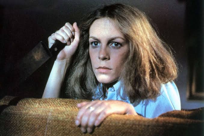 Jamie Lee Curtis as Laurie Strode in Halloween (1978). Image courtesy of Getty Images