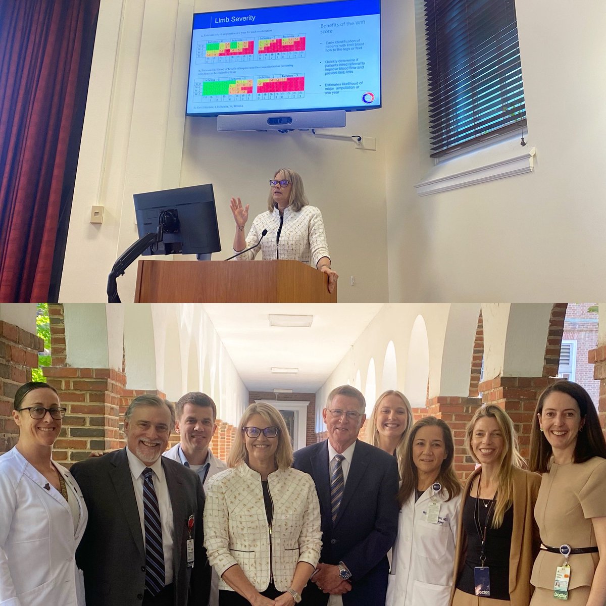 WDarrinClouse's tweet image. It was a wonderful 2024 Kenneth J. Cherry Jr. Lecture by Misty Humphries from @UCDavisVascular on The GrandSlam of PAD care!! Thanks Dr. Humphries! You go @UvaVascular @UVASurgery @UCDavisSurgery @uvahealthnews @MedicineUVA